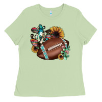 Matcha football cactus sunflower Ladies Tee - JahusDesignShop
