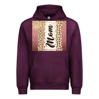 Mauve Wine Rose gold mom leopard glitter Urban Hoodie - CowGirlArtShop