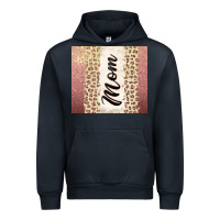 Navy Rose gold mom leopard glitter Urban Hoodie - CowGirlArtShop
