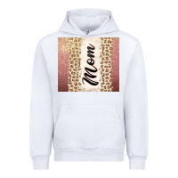 White Rose gold mom leopard glitter Urban Hoodie - CowGirlArtShop
