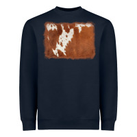 Navy cowhide background Heavyweight Sweatshirt - AdoDesignShop