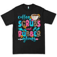 Black coffee scrubs and rubber gloves Premium Tee - Zillion Design Studio