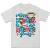 Dove Grey coffee scrubs and rubber gloves Premium Tee - Zillion Design Studio