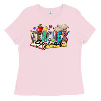 Bubblegum Pink teacher squad Ladies Tee - Zillion Design Studio