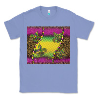Colony Blue mardi gras  leopard pink glitter Classic Tee - BarkalooDesign