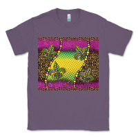 Lavender mardi gras  leopard pink glitter Classic Tee - BarkalooDesign