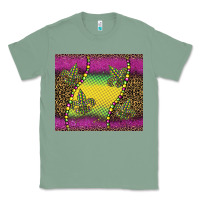 Sage mardi gras  leopard pink glitter Classic Tee - BarkalooDesign
