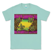Seafoam mardi gras  leopard pink glitter Classic Tee - BarkalooDesign