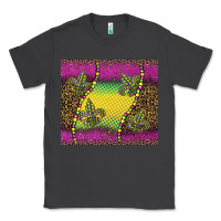 Smoke mardi gras  leopard pink glitter Classic Tee - BarkalooDesign