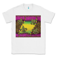 White mardi gras  leopard pink glitter Classic Tee - BarkalooDesign
