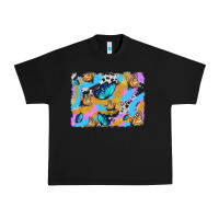 Black easter butterfly with glitter and cowhide  background Urban Heavy Tee - Artiststas