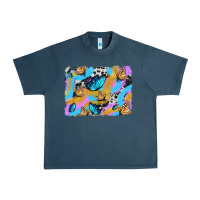 Midnight Navy easter butterfly with glitter and cowhide  background Urban Heavy Tee - Artiststas