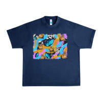 Navy easter butterfly with glitter and cowhide  background Urban Heavy Tee - Artiststas