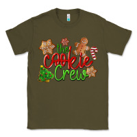 Army Green The Cookie Crew Christmas Classic Tee - LillyAllenDesigns