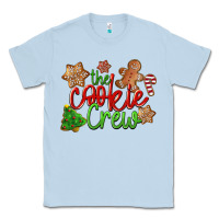 Dusty Blue The Cookie Crew Christmas Classic Tee - LillyAllenDesigns