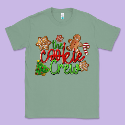 The Cookie Crew Christmas Classic Tee Designed By Lillyallendesigns