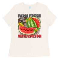 Bone farm fresh watermelon Ladies Tee - Zillion Design Studio