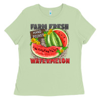 Matcha farm fresh watermelon Ladies Tee - Zillion Design Studio