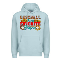 Blue Mist Baseball is my favorite season Premium Hoodie - NancyCooperArtShop
