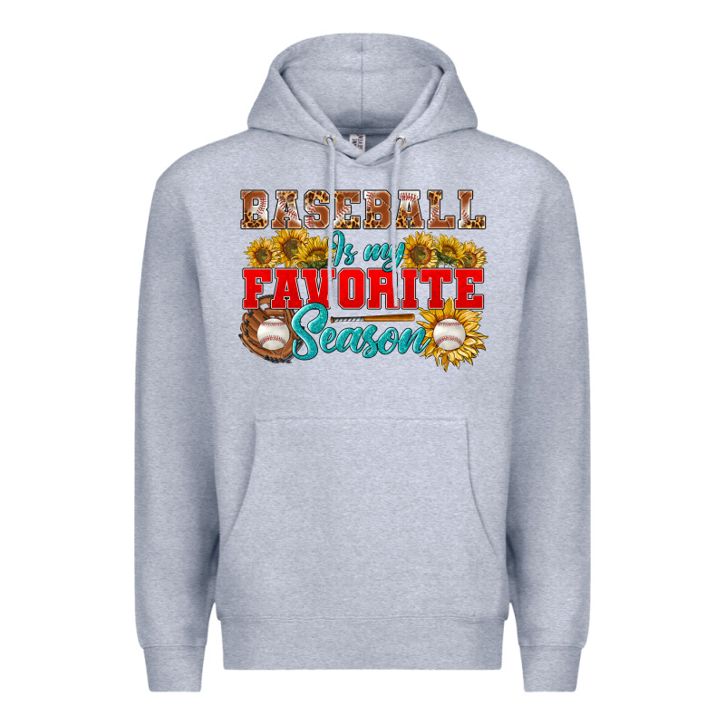 Baseball Is My Favorite Season Premium Hoodie by NancyCooperArtShop | Teevron