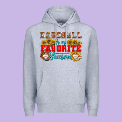 Baseball Is My Favorite Season Premium Hoodie Designed By Nancycooperartshop