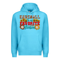 Ocean Blue Baseball is my favorite season Premium Hoodie - NancyCooperArtShop