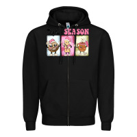 Black Christmas tis the season Zipper Hoodie - MaliasSmallBusiness