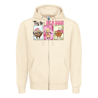 Sandshell Christmas tis the season Zipper Hoodie - MaliasSmallBusiness