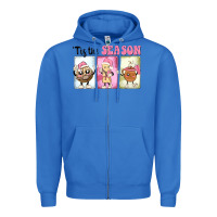 True Royal Christmas tis the season Zipper Hoodie - MaliasSmallBusiness
