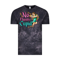 Cloud Black no thanks cupid Vintage Tee - AdoDesignShop
