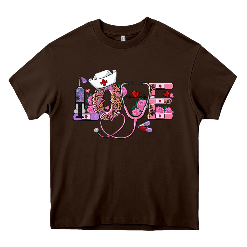 Valentine's Day Nurse Love Heavy Core Tee by RanaPortraitStore | Teevron