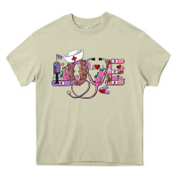 Mossy valentine's day nurse love Heavy Core Tee - RanaPortraitStore