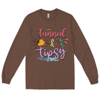 Chestnut tanned and tipsy Long Sleeve Tee - MaliasSmallBusiness