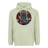Matcha Black Angus Calf Christmas Heavyweight Hoodie - RanaPortraitStore