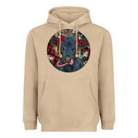 Mushroom Black Angus Calf Christmas Heavyweight Hoodie - RanaPortraitStore
