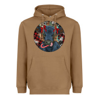 Toasted Coconut Black Angus Calf Christmas Heavyweight Hoodie - RanaPortraitStore