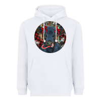 White Black Angus Calf Christmas Heavyweight Hoodie - RanaPortraitStore