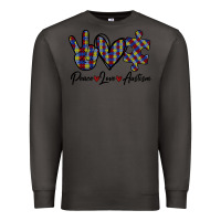 Smoke Peace Love Autism Premium Sweatshirt - Bettercallsaul
