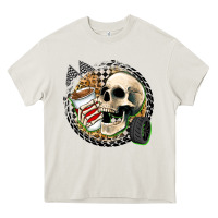 Race Skull Heavy Core Tee | Teevron
