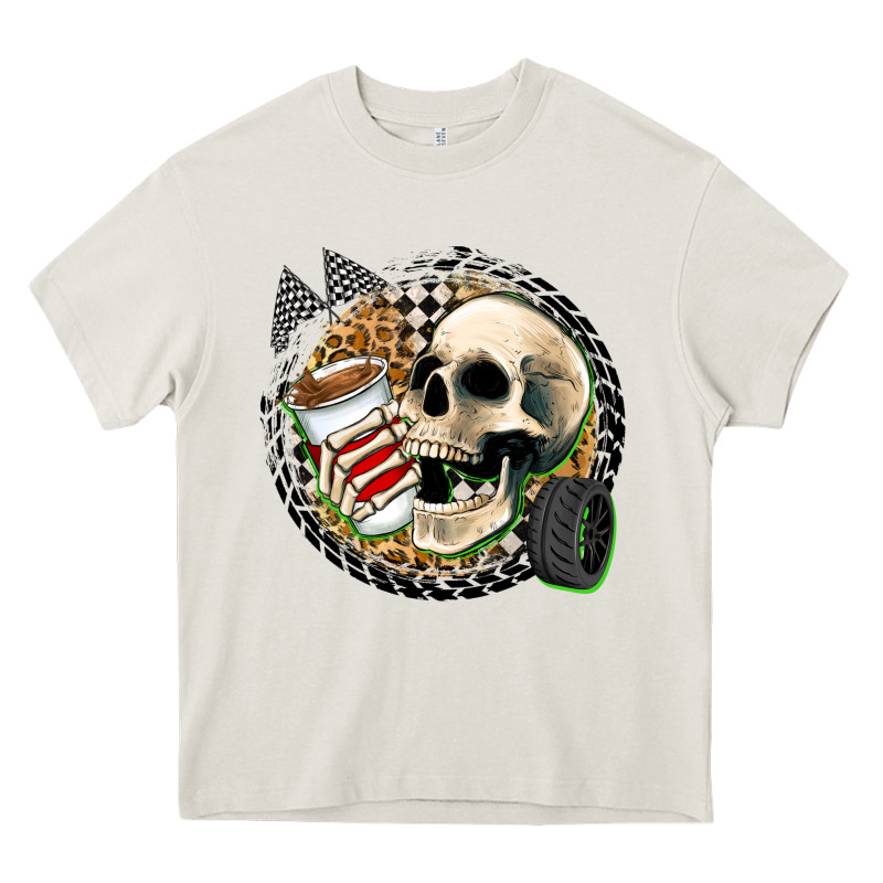 Race Skull Heavy Core Tee by Zillion Design Studio | Teevron