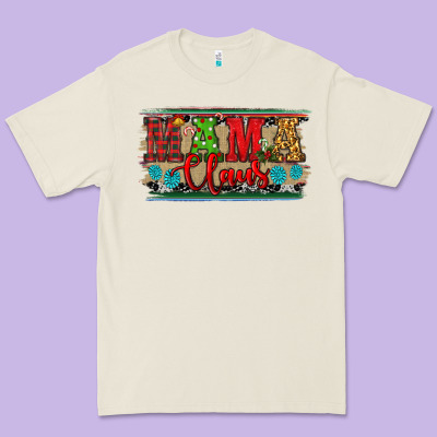 Christmas Western Mama Claus Premium Tee Designed By Ranaportraitstore