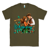 Army Green where is my juliet Classic Tee - AdoDesignShop