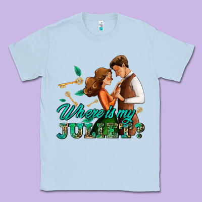 Where Is My Juliet Classic Tee Designed By Adodesignshop