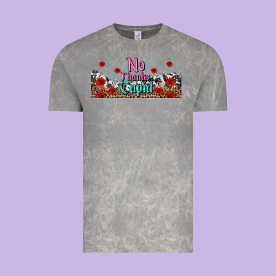 No Thanks Cupid Vintage Tee Designed By Adodesignshop