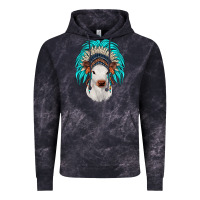 Cloud Black calf indian headdress Vintage Hoodie - JahusDesignShop