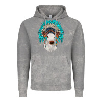 Cloud Rock calf indian headdress Vintage Hoodie - JahusDesignShop