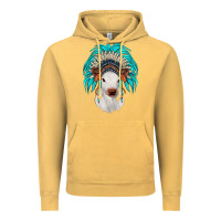 Vintage Mustard calf indian headdress Vintage Hoodie - JahusDesignShop