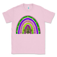 Bubblegum Pink mardi gras rainbow Classic Tee - BarkalooDesign