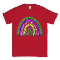 Red mardi gras rainbow Classic Tee - BarkalooDesign