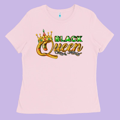 Ladies Tee black queen